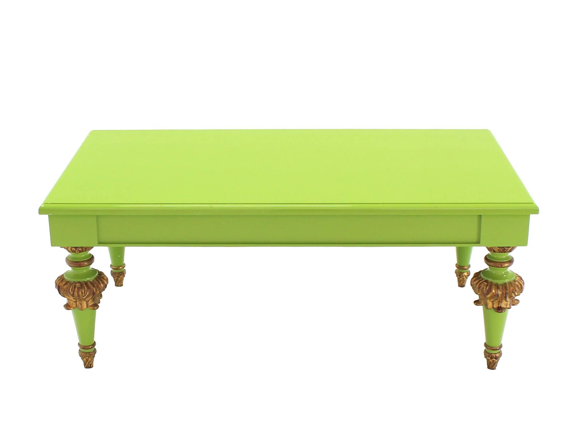 green lacquer furniture