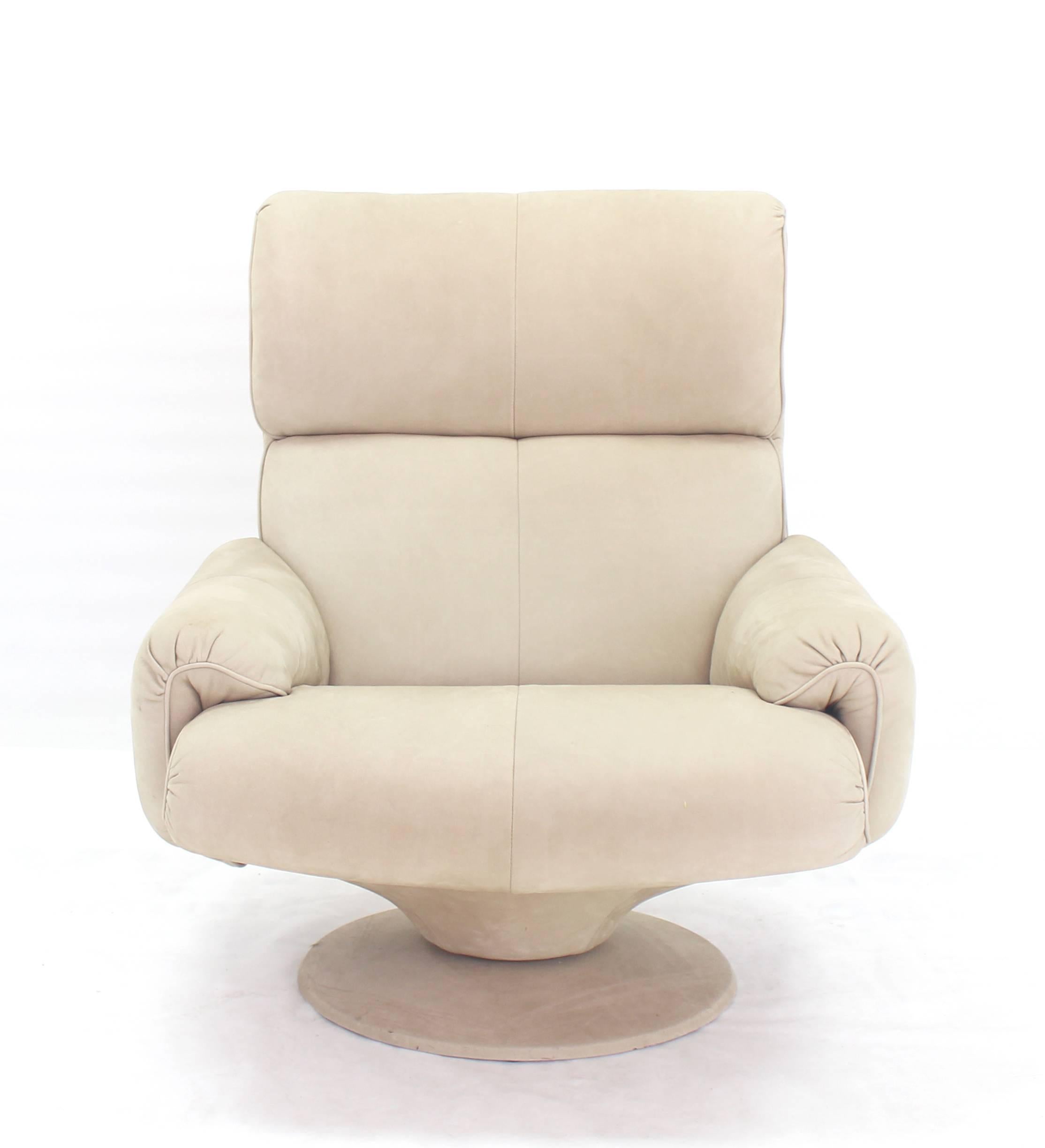 suede leather chair