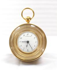 Tiffany Vintage Bronze Travel Alarm Clock