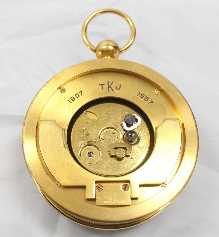 Tiffany Vintage Bronze Travel Alarm Clock at 1stdibs