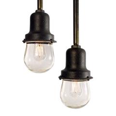 Matching Pair of Cast Iron Explosion Proof Pendants 1