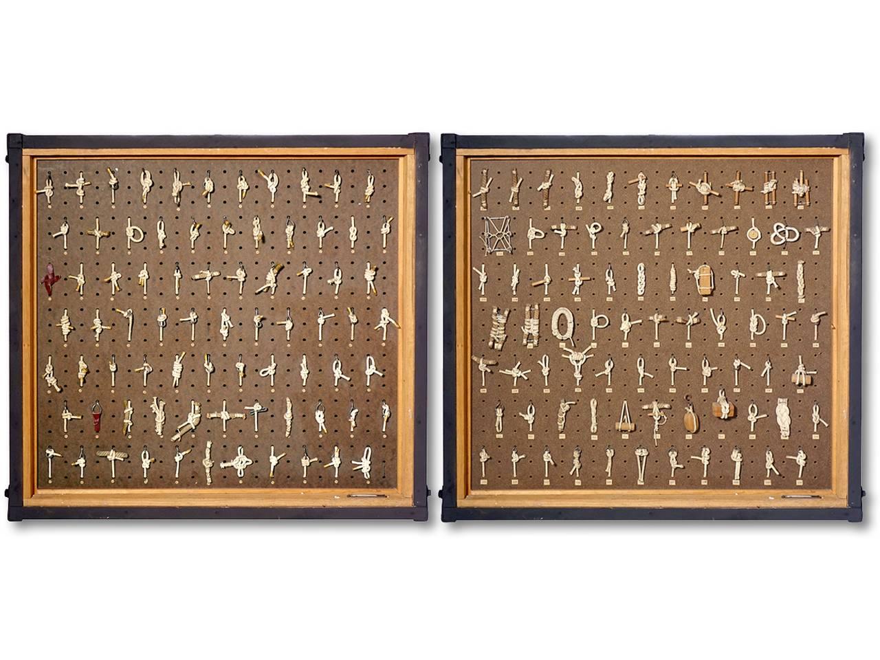 Two-Panel Collection of Sailing Knots