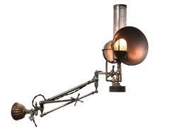 Very Rare Articulated Gas Medical Exam Light