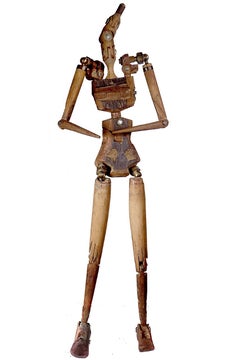 Rustic Articulated Artist's Mannequin