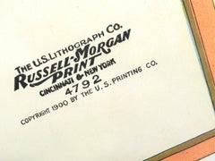 Dreireihiges Theaterplakat, 1900