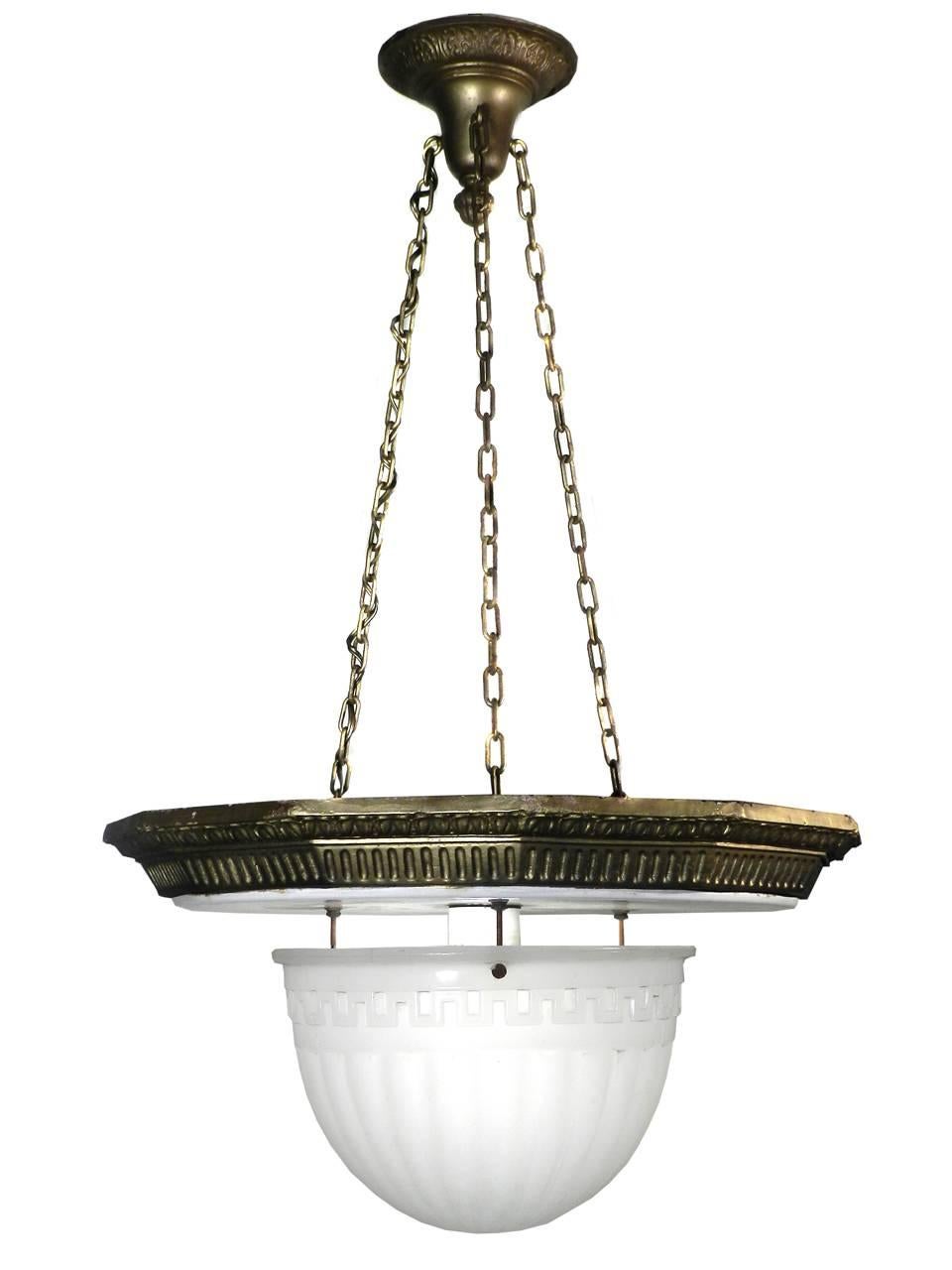 American Classical Large Brascolite Chandelier