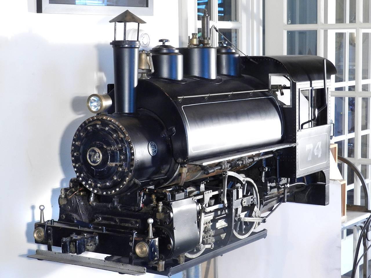040 Industrial Tank Live Steam Railroad Engine For Sale at 1stdibs