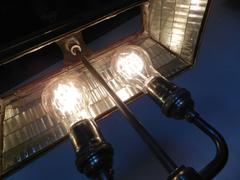 Unique Rectangular Frink Mirrored Pendant