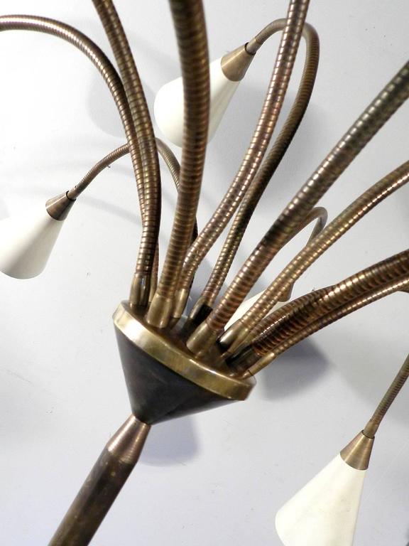 Medusa 12 Shade Floor Lamp In The Style Of Stilnovo At 1stdibs Mid Century Modern Medusa 12 Shade Floor Lamp In The Style Of Stilnovo For