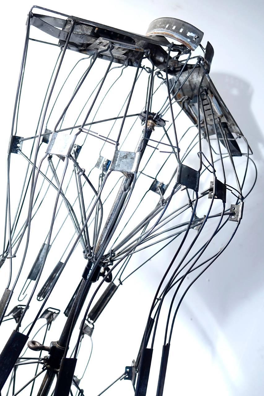Rare and Complex 1881 Full Body Wire Dress Form For Sale at 1stdibs