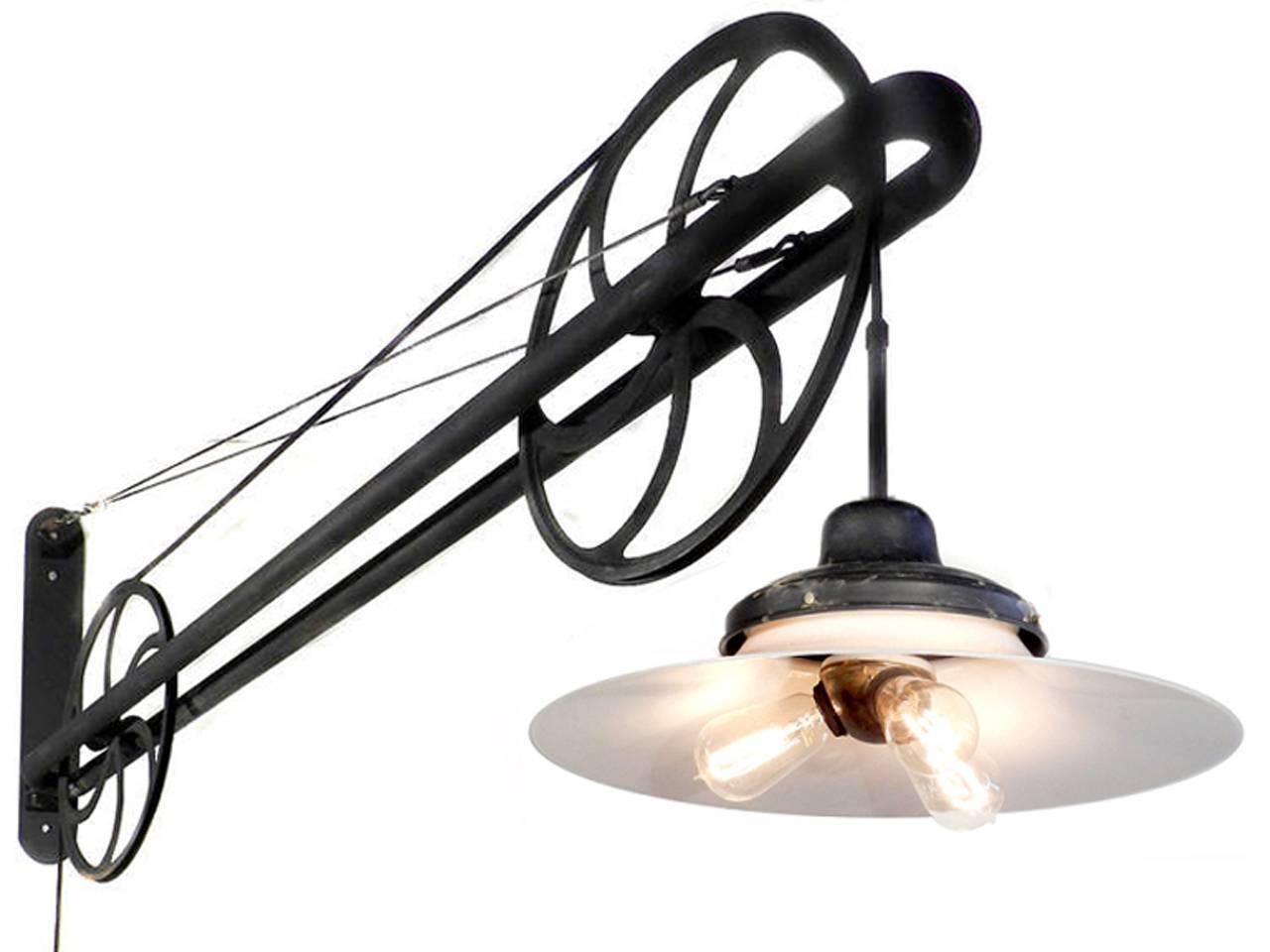 pulley lamp