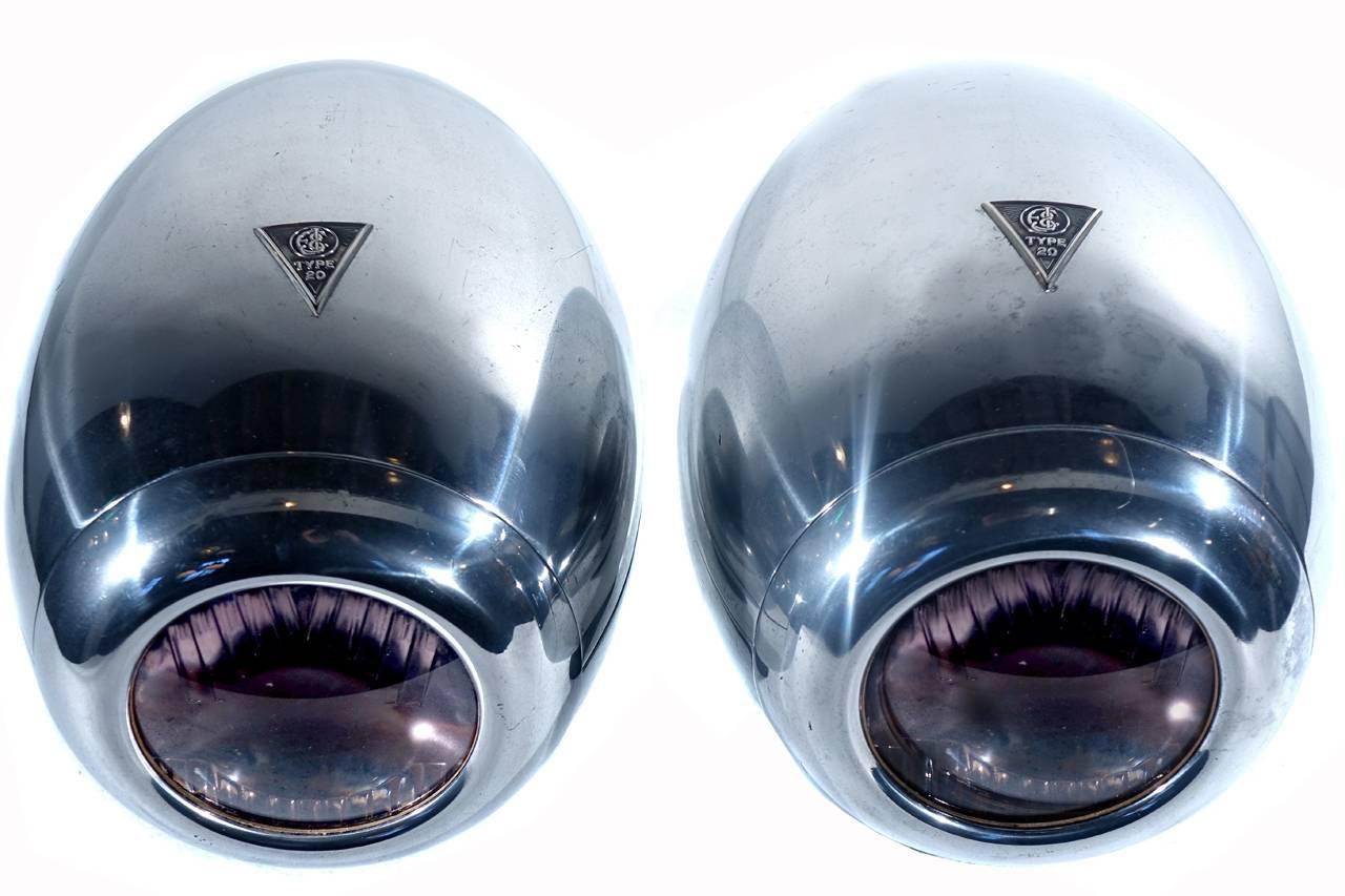 Rare Set of Edmunds and Jones Head Lights at 1stdibs