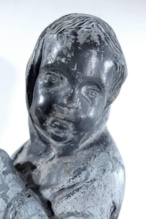 1800s Lead Garden Statue For Sale at 1stdibs