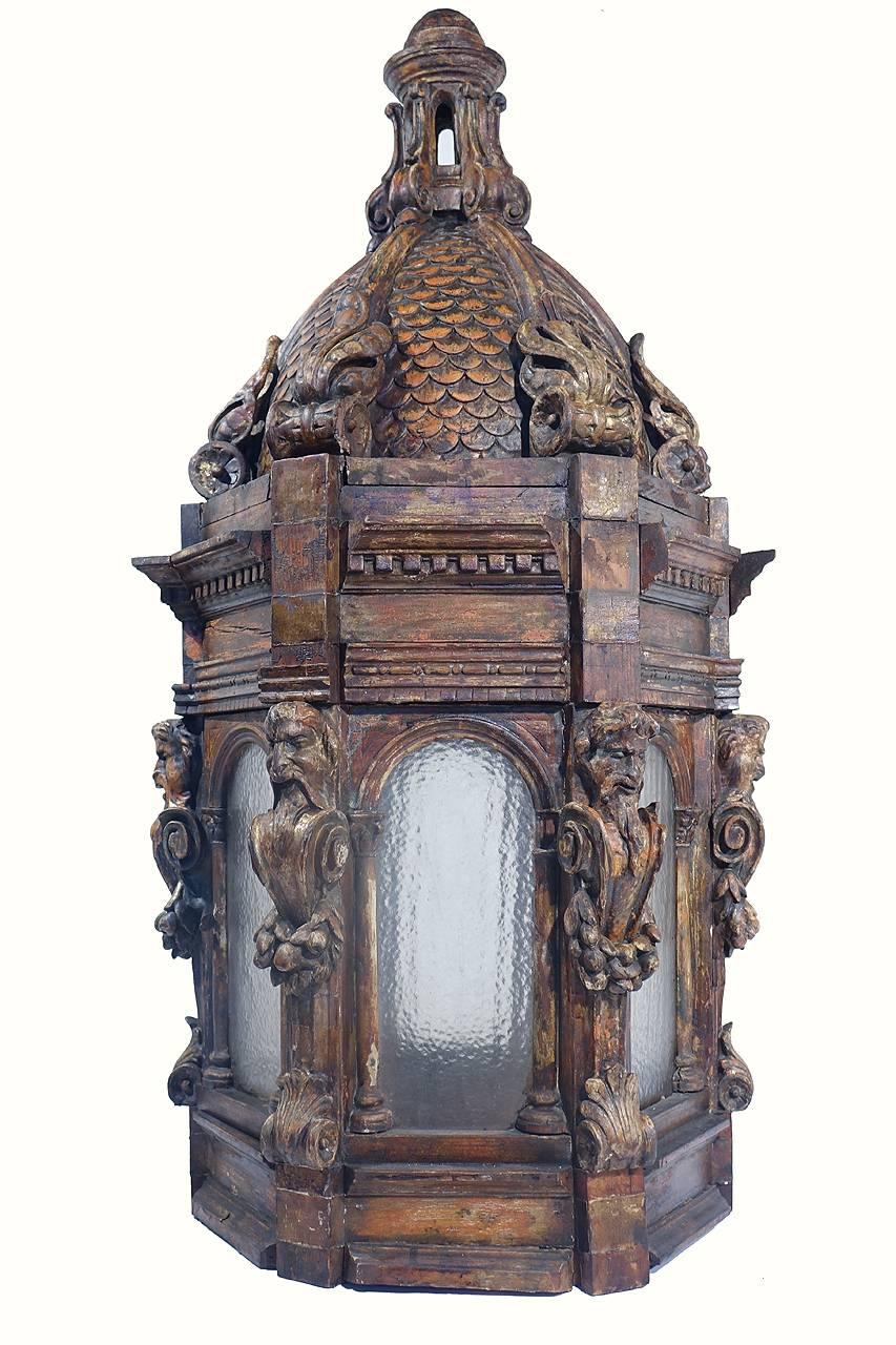 Magnificent 18th Century Architecturally Inspired Venetian Lantern 1