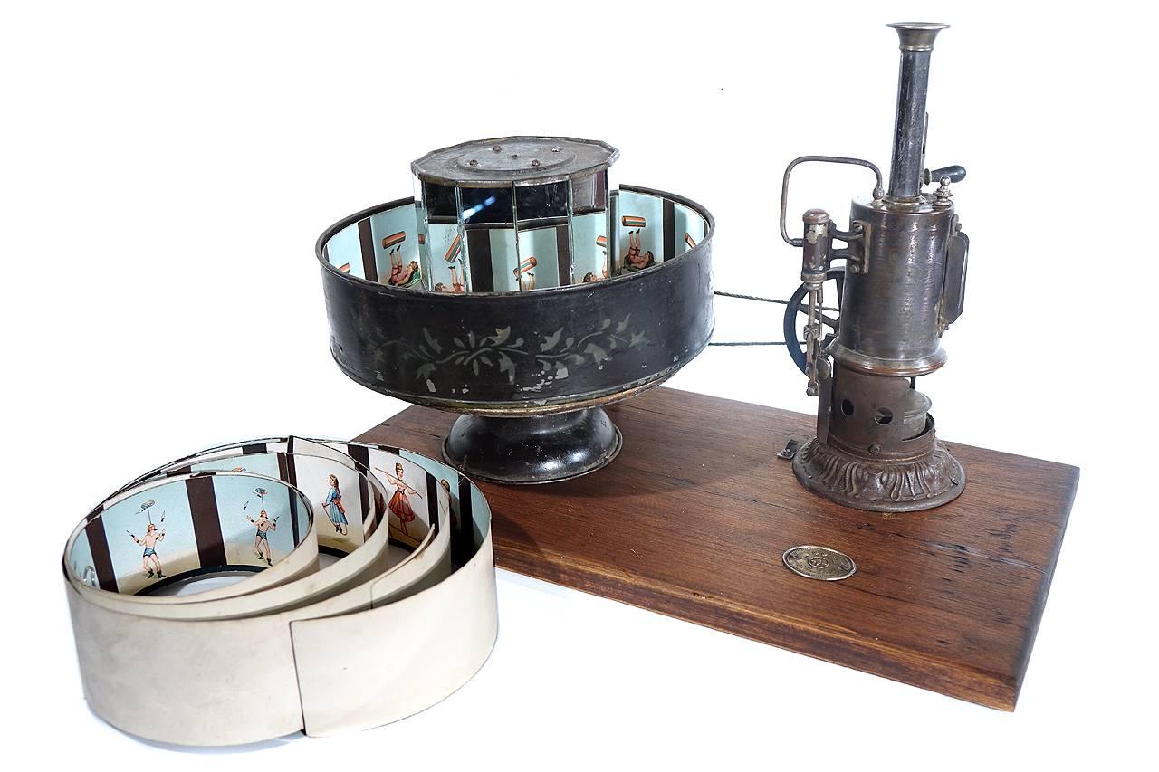 Other Steam Powered Kinematofor Praxinoscope by Ernst Plank, 1800s