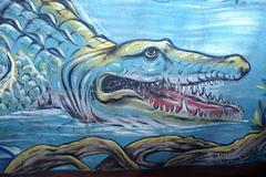 Two-Sided Sideshow Banner, Signed Sigler