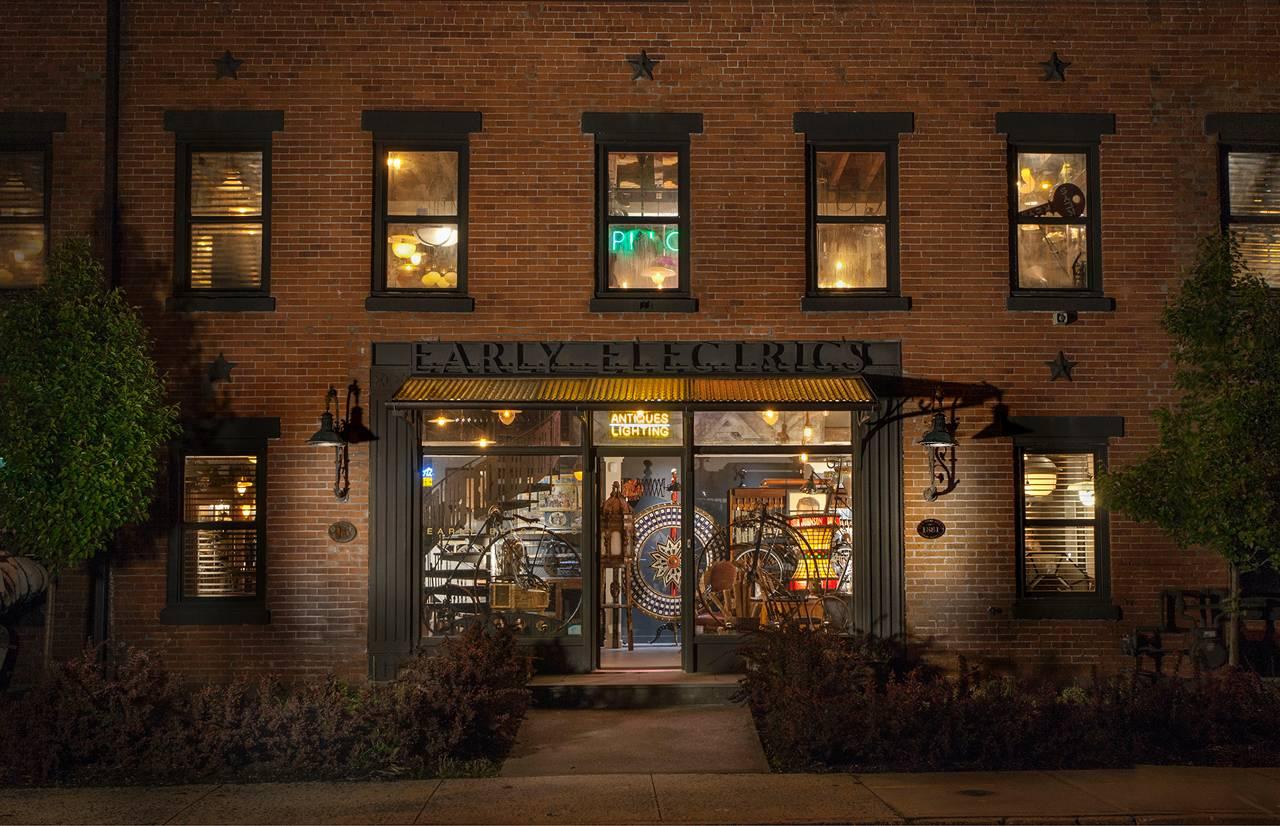 Industrial Collection of Cantilevered Work Bench Stools