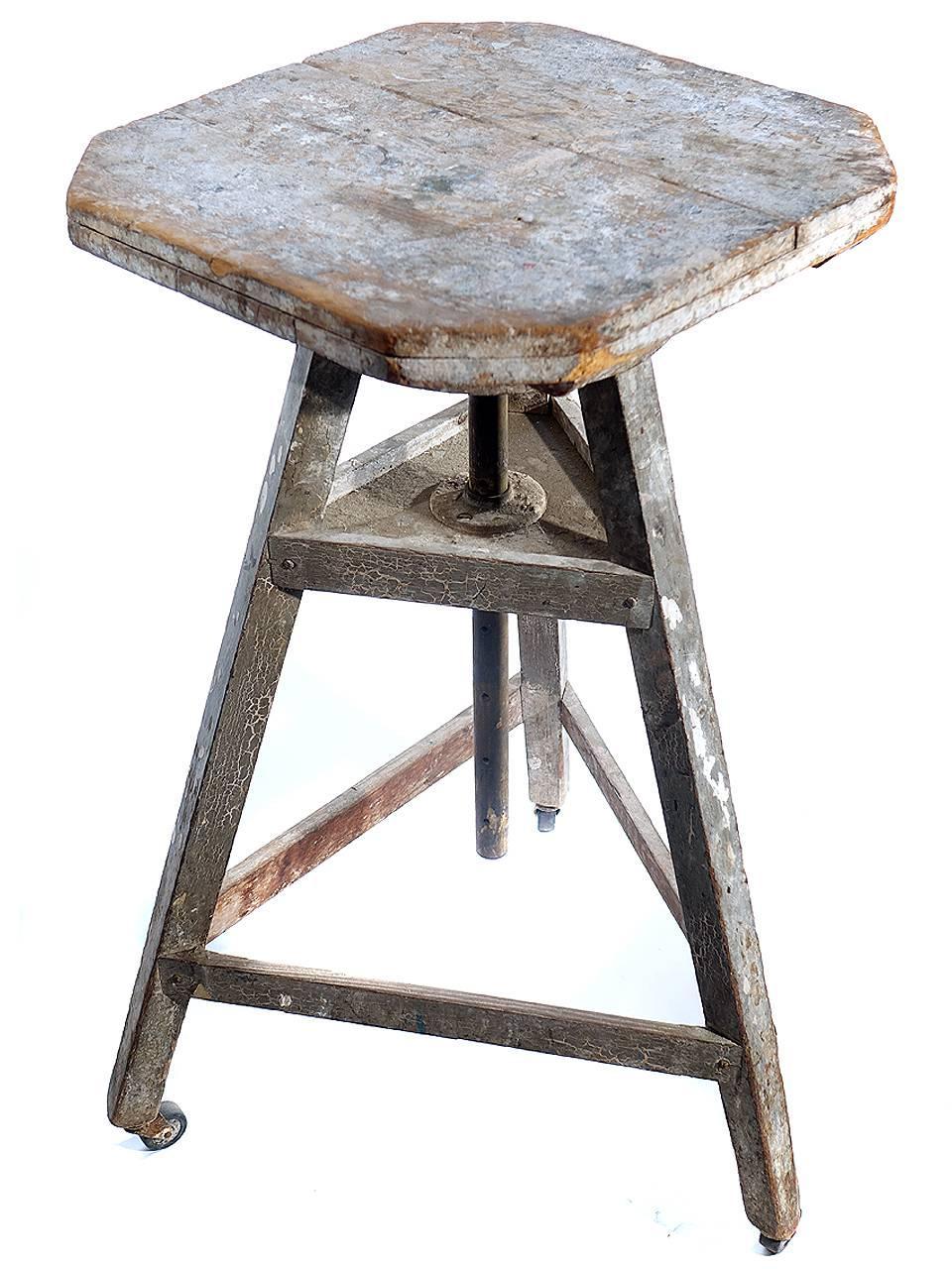Rotating Sculpture Work Table For Sale at 1stdibs