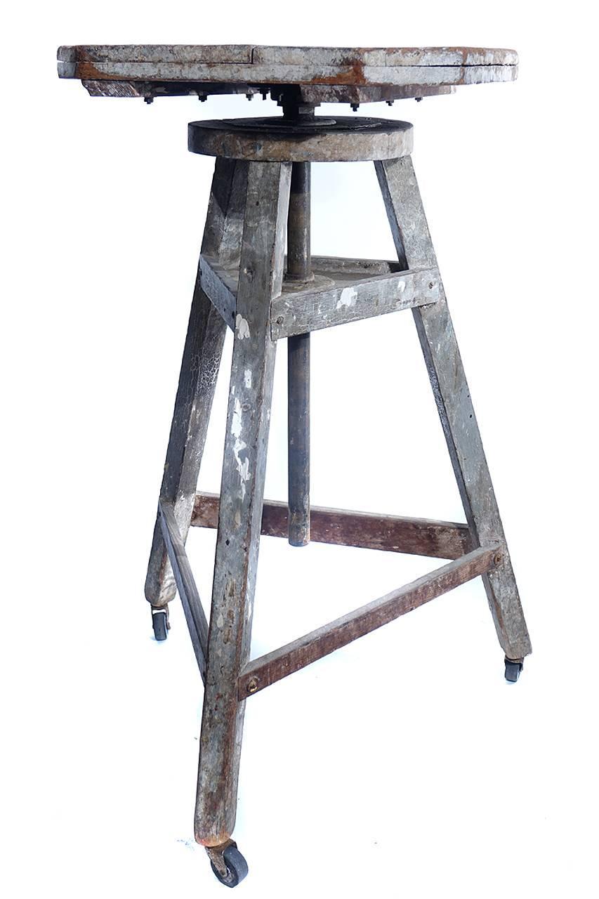 Rotating Sculpture Work Table For Sale at 1stdibs