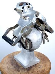 1920s Baldness Cure and Display Skull