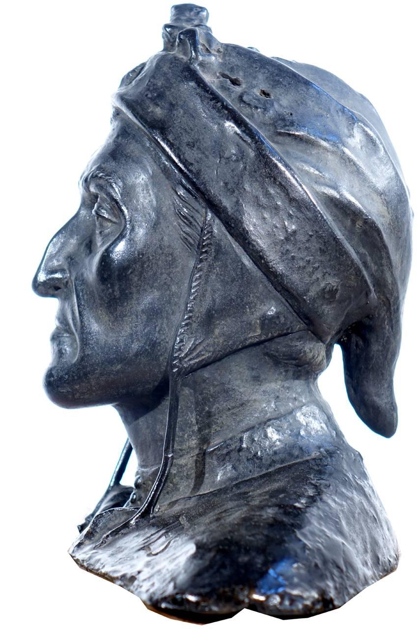 dante bronze statue