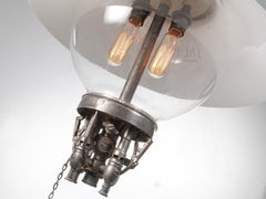 Large Rare 1901 Welspach Gas Lamp - Electrified