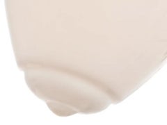 Huge Gothic Acorn Milk Glass Pendent