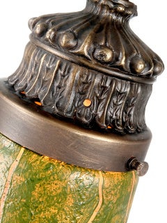 Art Nouveau Flower Form Art Glass Sconces... Matching Pair
