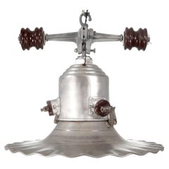 1930s Deco Westinghouse Dog Bone Radial Wave Street Lamp