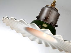 1920s Radial Wave Street Lamp
