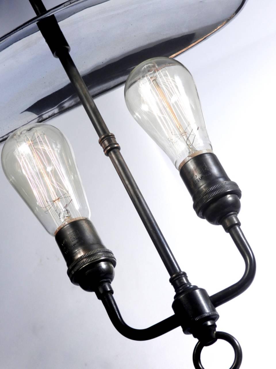 American Parabolic Twin Bulb Pendant