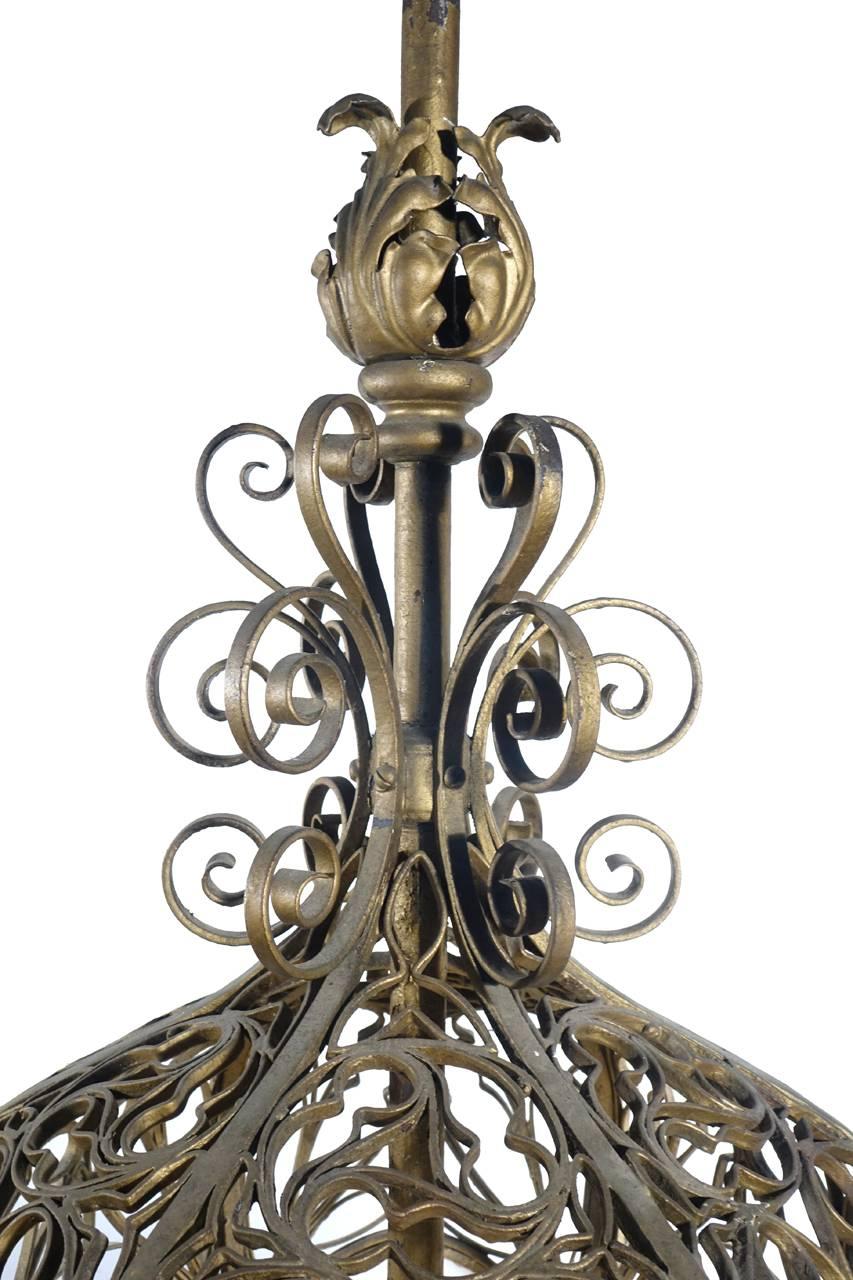 Gothic Amazing Early Chandelier with a Touch of Dr. Seuss