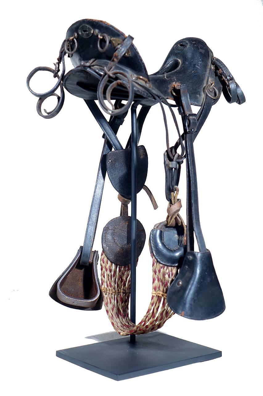 Industrial 1800s McClellan Cavalry Saddle, Salesman’s Sample