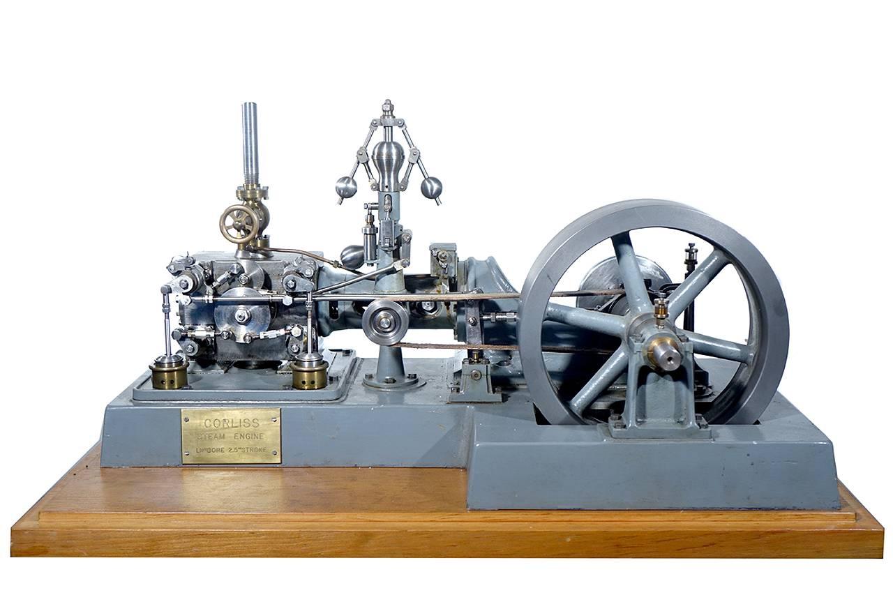 I have always loved the look of these amazing handmade steam engine models. Just think about the amount of work and level of skill it takes to produce a working precision machine like this. I always had a great deal of respect for a talented