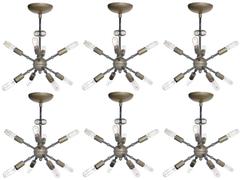 Nice Collection of Original Mid-Century Modern Sputnik Chandeliers