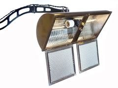 Pair of Frink Mirrored Articulated Arm Wall Lamps