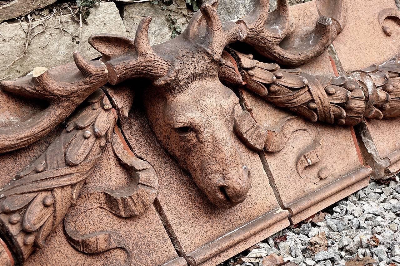 Important 1908 Elks Lodge Terracotta Building Detail 1