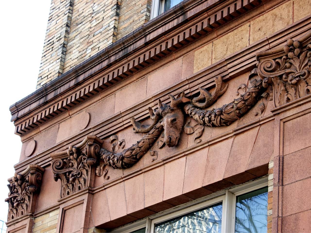 Important 1908 Elks Lodge Terracotta Building Detail 3