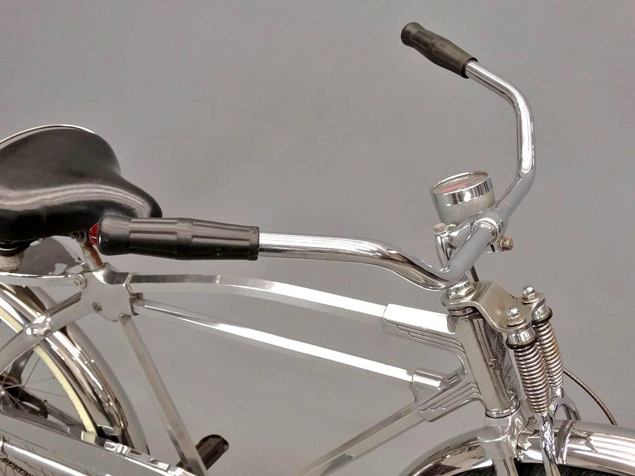 If you collect antique bicycles then you already know the coolest balloon-tire bike ever made was the Monark Silver King. The Hex Tube model was the companies classiest design. The Monark cycle company in Chicago started out as a battery