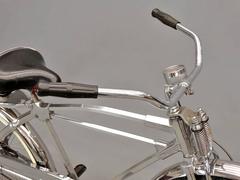 Classic Deco Style Silver King Hex Tube Bicycle