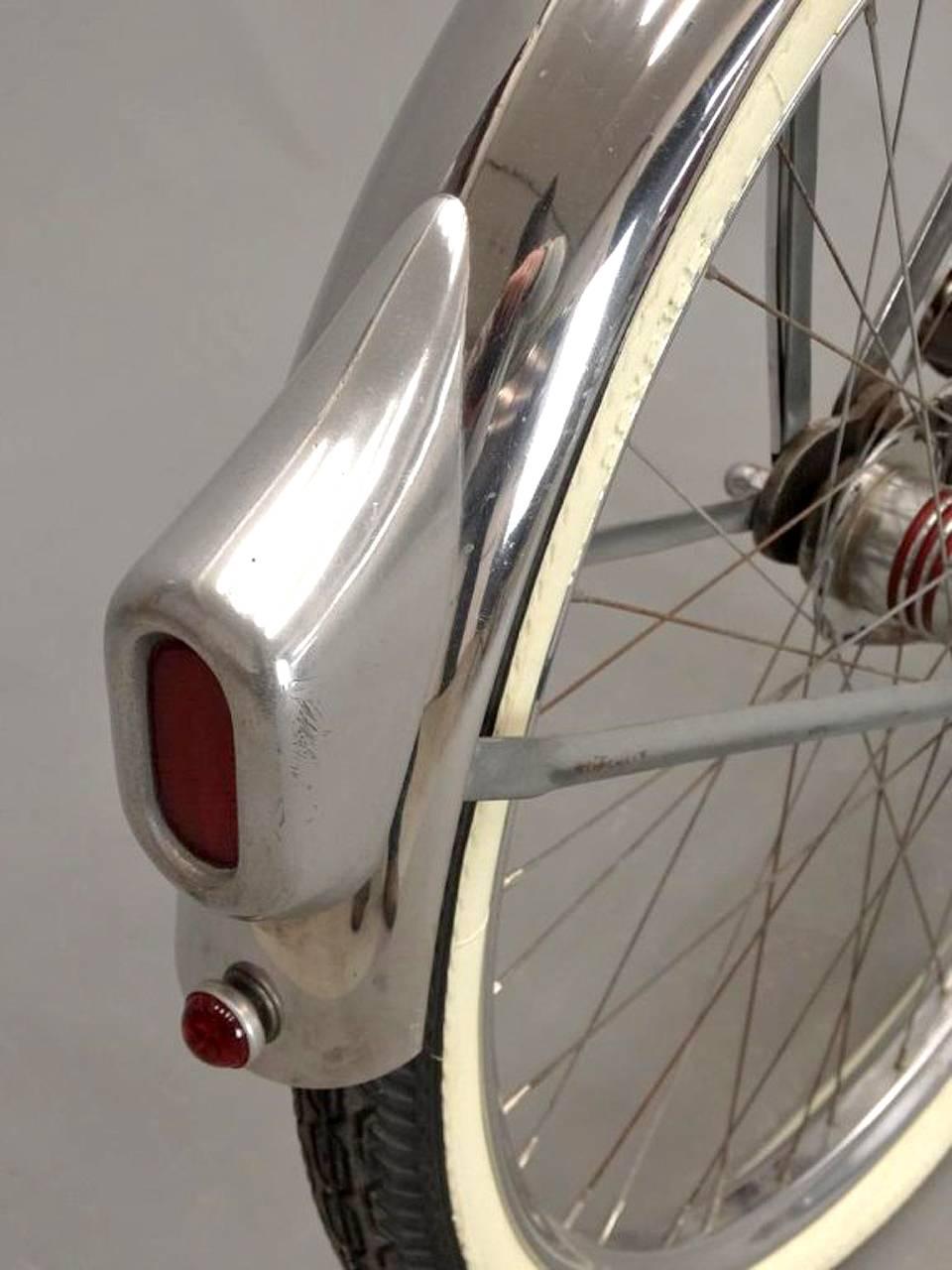 American Classic Deco Style Silver King Hex Tube Bicycle
