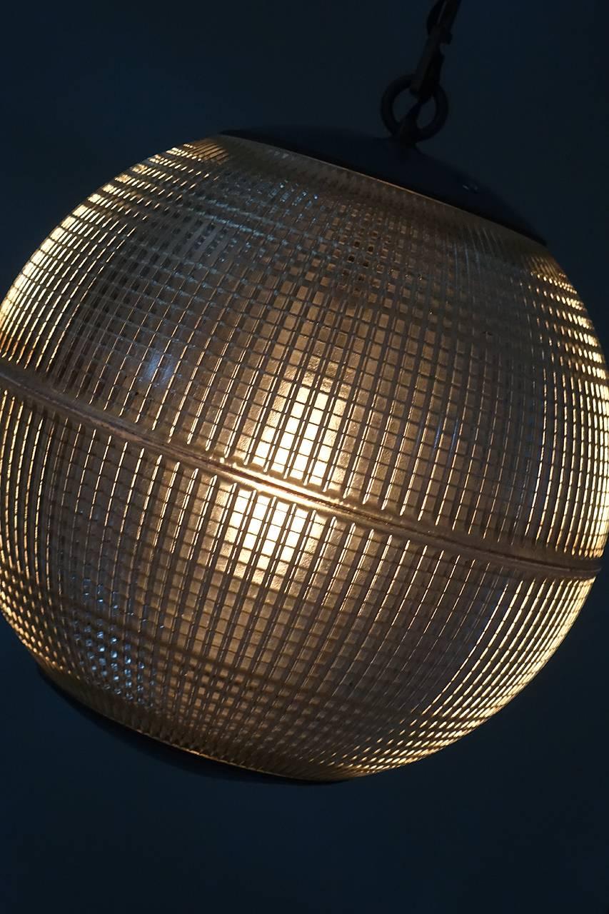 Industrial Parisian Prismatic Globe Street Light