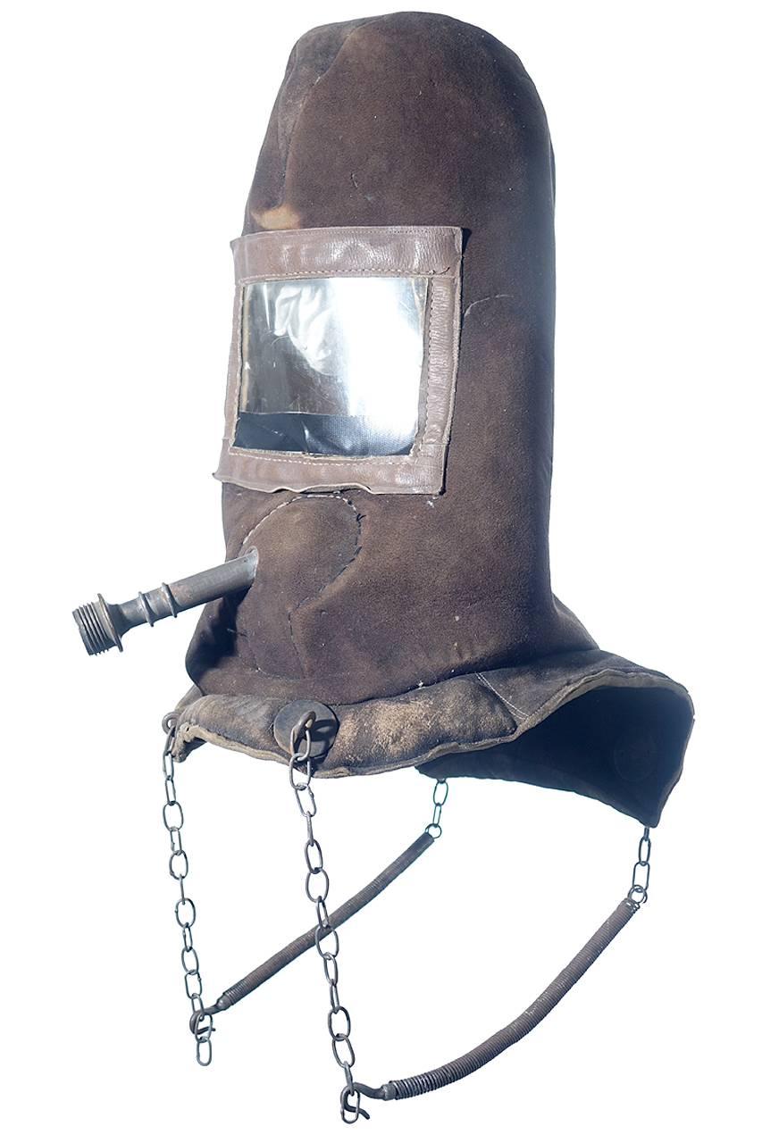 20th Century Three Early Industrial Masks