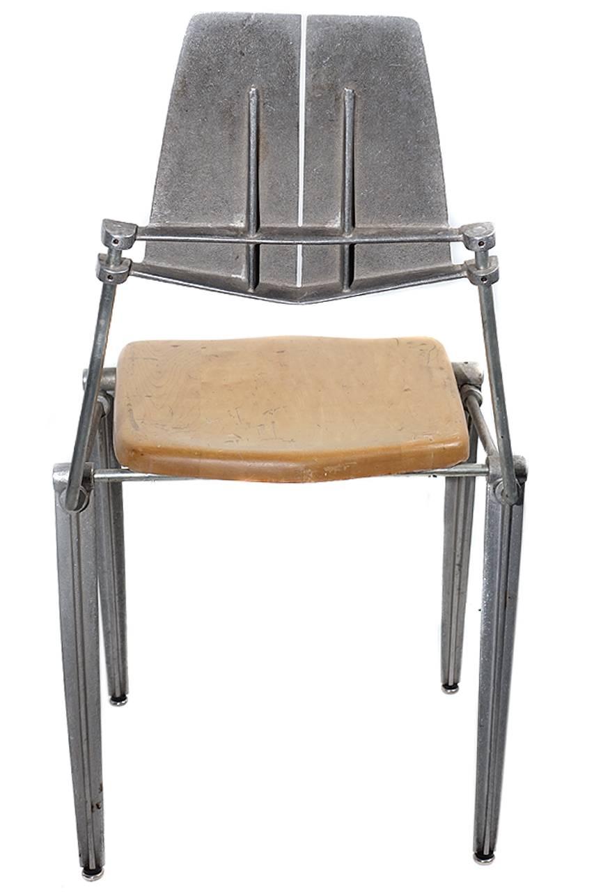 Robert Josten Cast Aluminum Dining Chairs, Set of Six 1