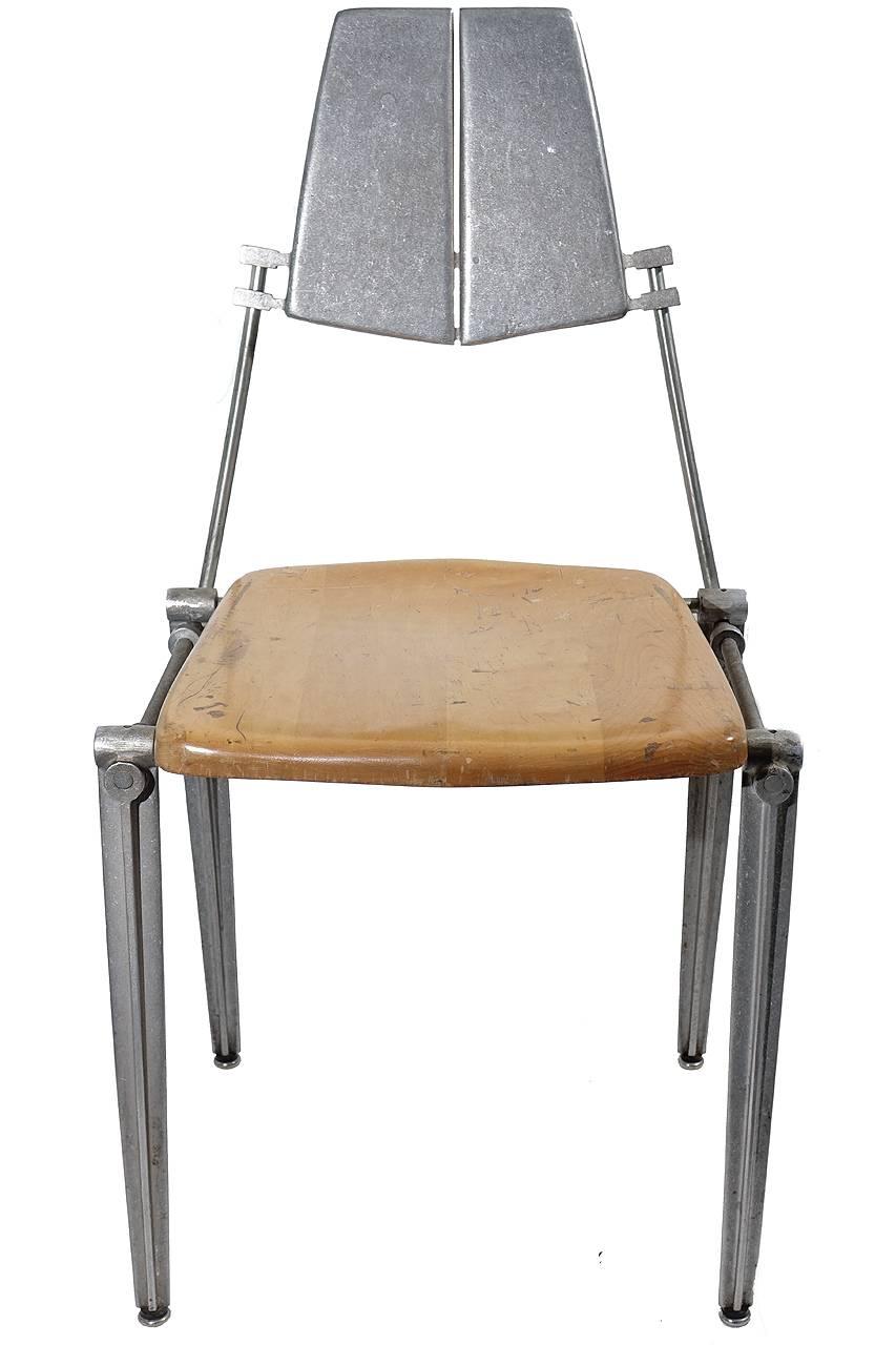 Robert Josten Cast Aluminum Dining Chairs, Set of Six 2