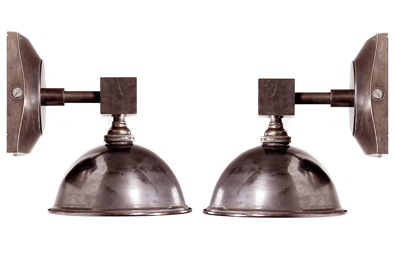 American Cube and Dome Sconces
