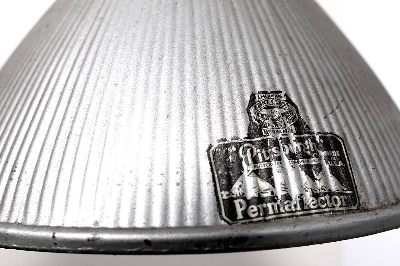 American 1915 Permarflector Mercury Glass Sconces