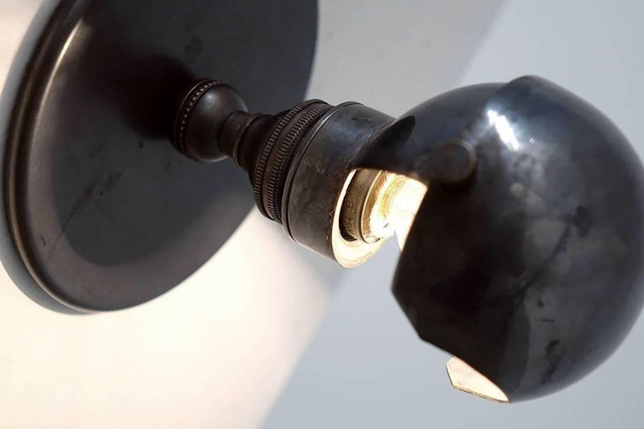 Machine Age Pullman Ball Sconces