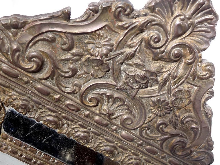 Antique 1880s Decorative French Mirrors, Matching Pair For Sale at 1stDibs