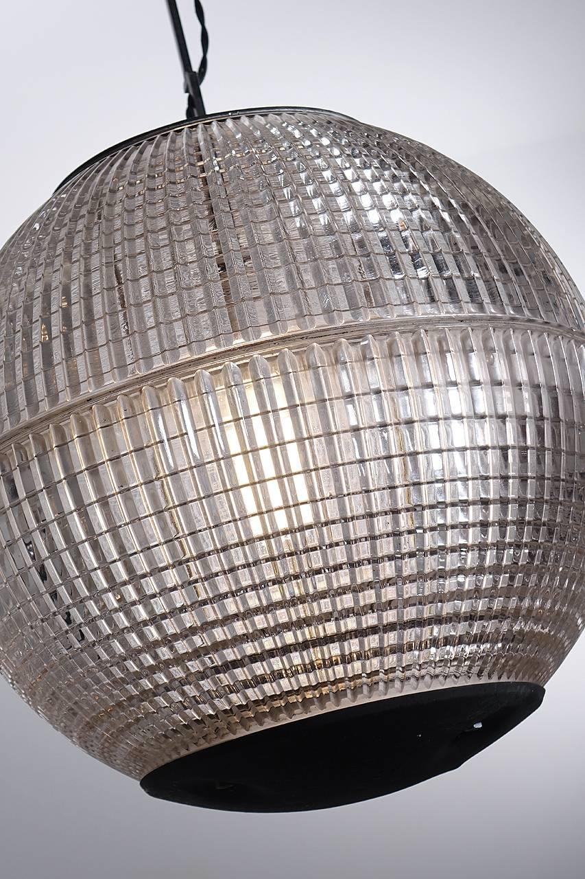 Industrial Parisian Prismatic Globe Street Light